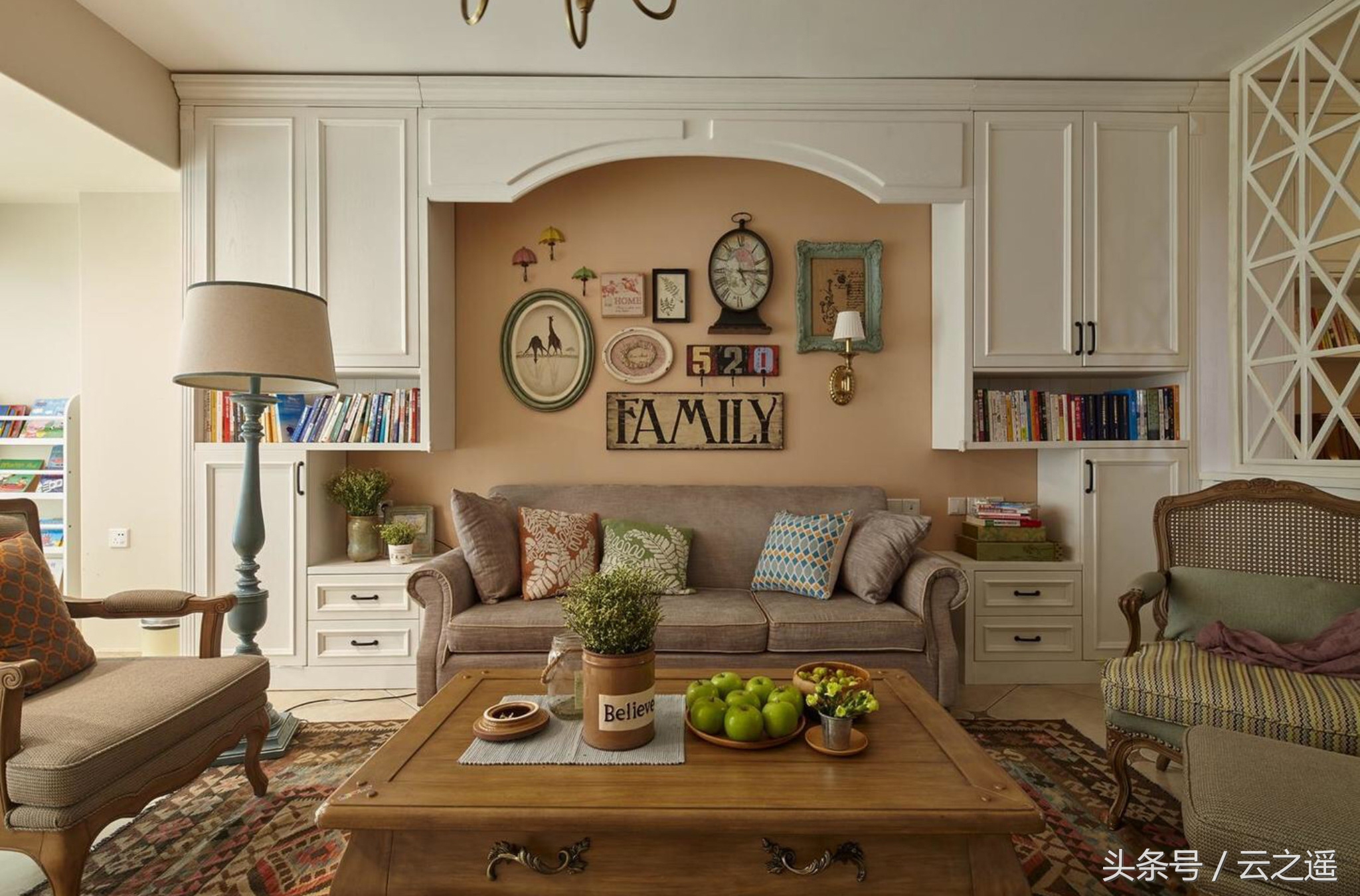 欧式田园两室装修效果图,欧式田园风格装修有哪些特点呢