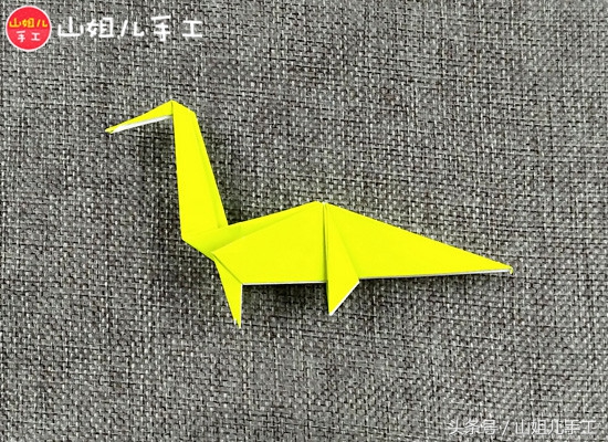 儿童折纸恐龙折纸的详细分步图解包学包会