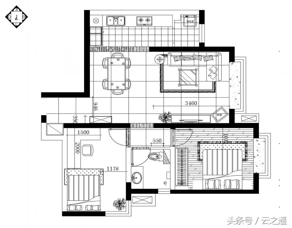 欧式田园两室装修效果图,欧式田园风格装修有哪些特点呢