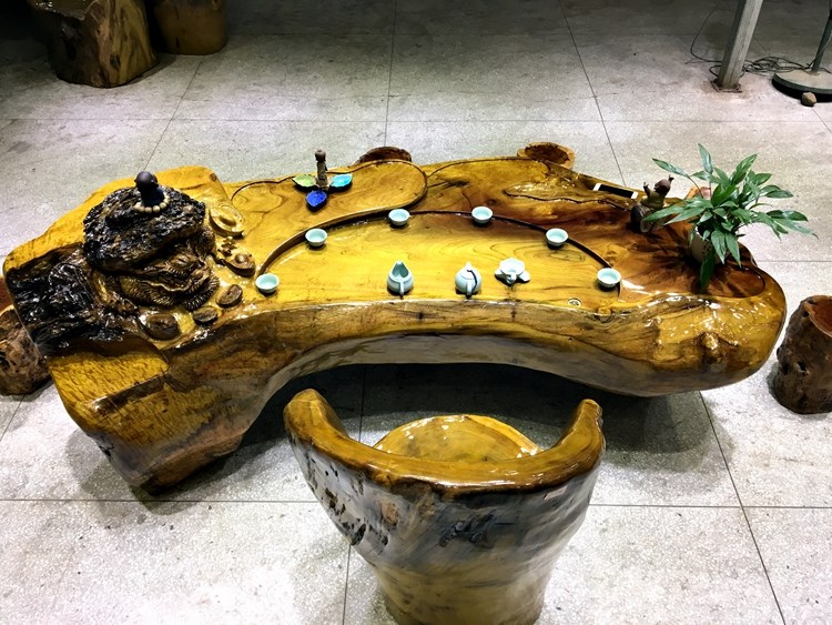 根雕手工茶几制作过程,根雕茶几制作过程视频