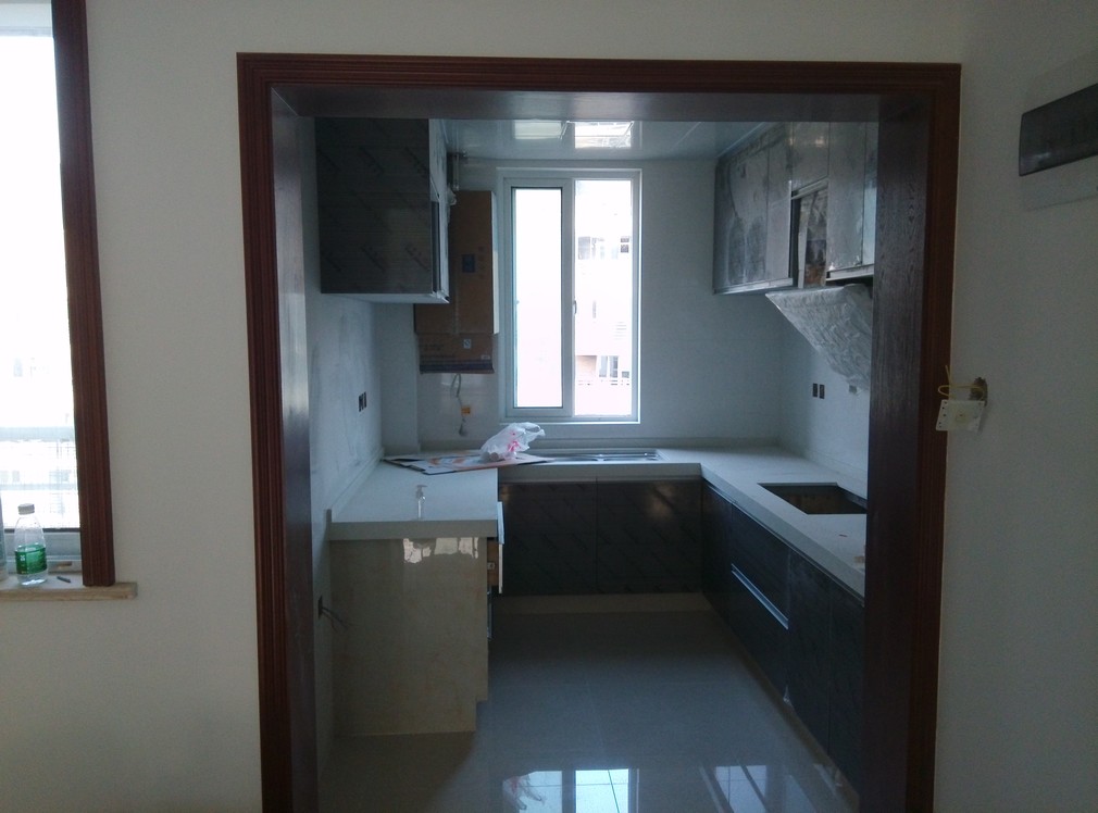 101平米美式橱柜图片,铝合金夹砖橱柜最全教程