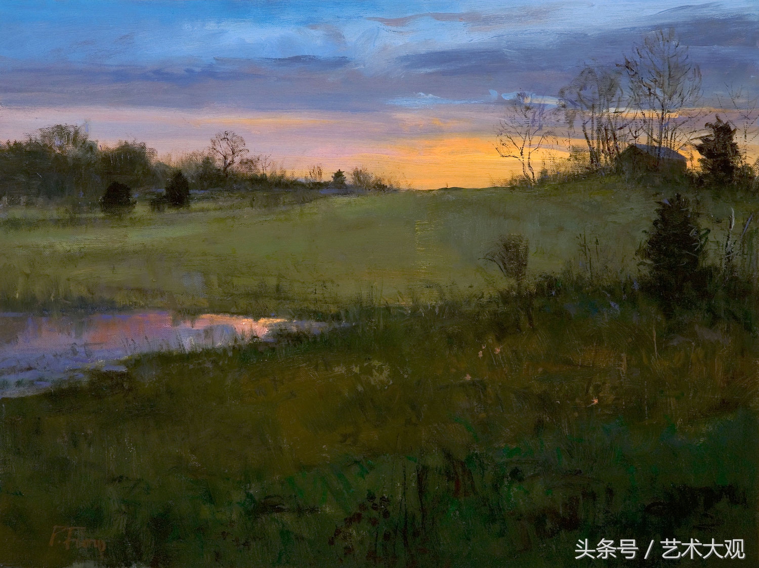 傅大力油画风景写生视频,张冬峰油画风景写生视频