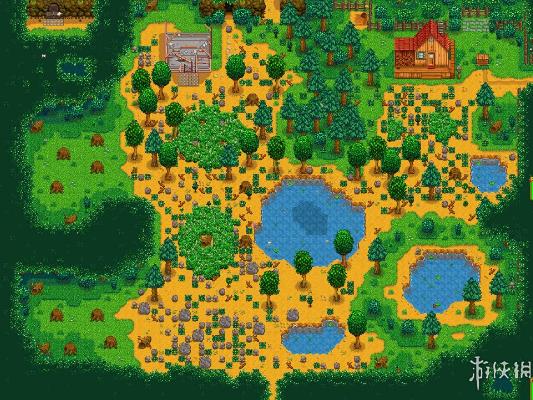 星露谷物语农场废墟有什么用,星露谷物语四角农场如何布局
