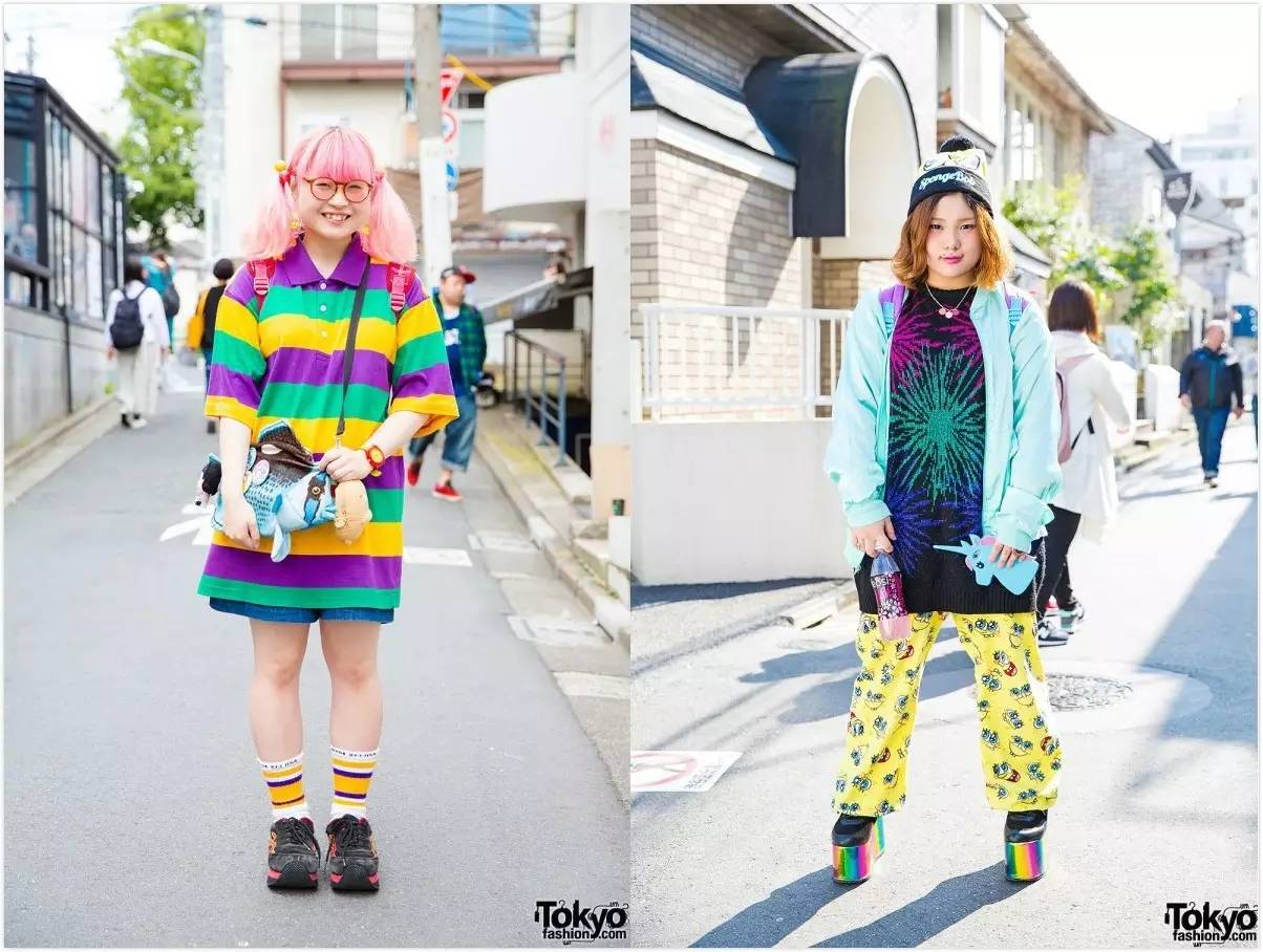 原宿街拍夏天穿什么,原宿潮酷穿搭