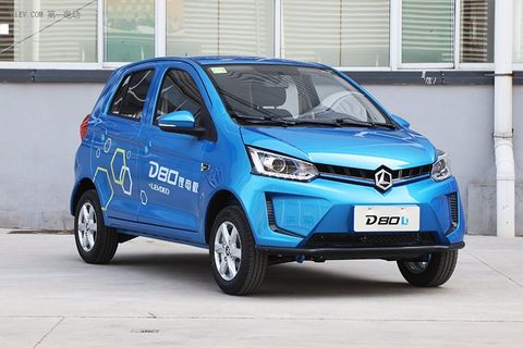 雷丁d80锂电版四轮车评价,雷丁d80高配电动车蓝色图片