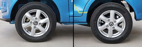 雷丁d80锂电版四轮车评价,雷丁d80高配电动车蓝色图片