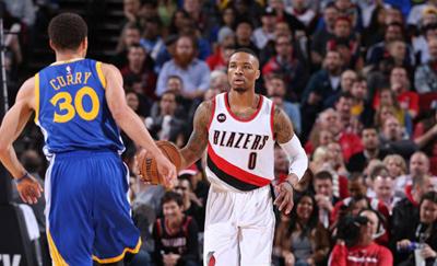 利拉德对阵勇士豪言壮语,勇士主场g5