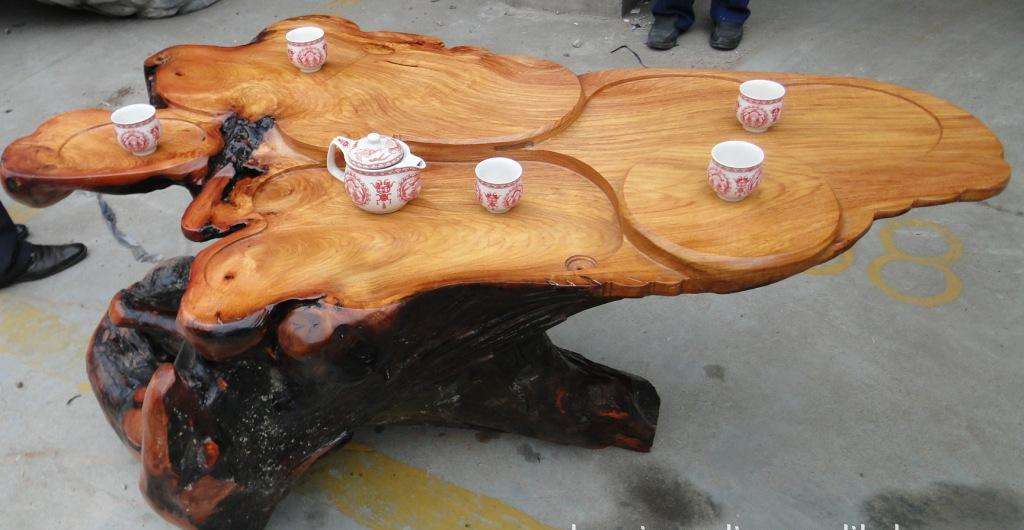 根雕手工茶几制作过程,根雕茶几制作过程视频