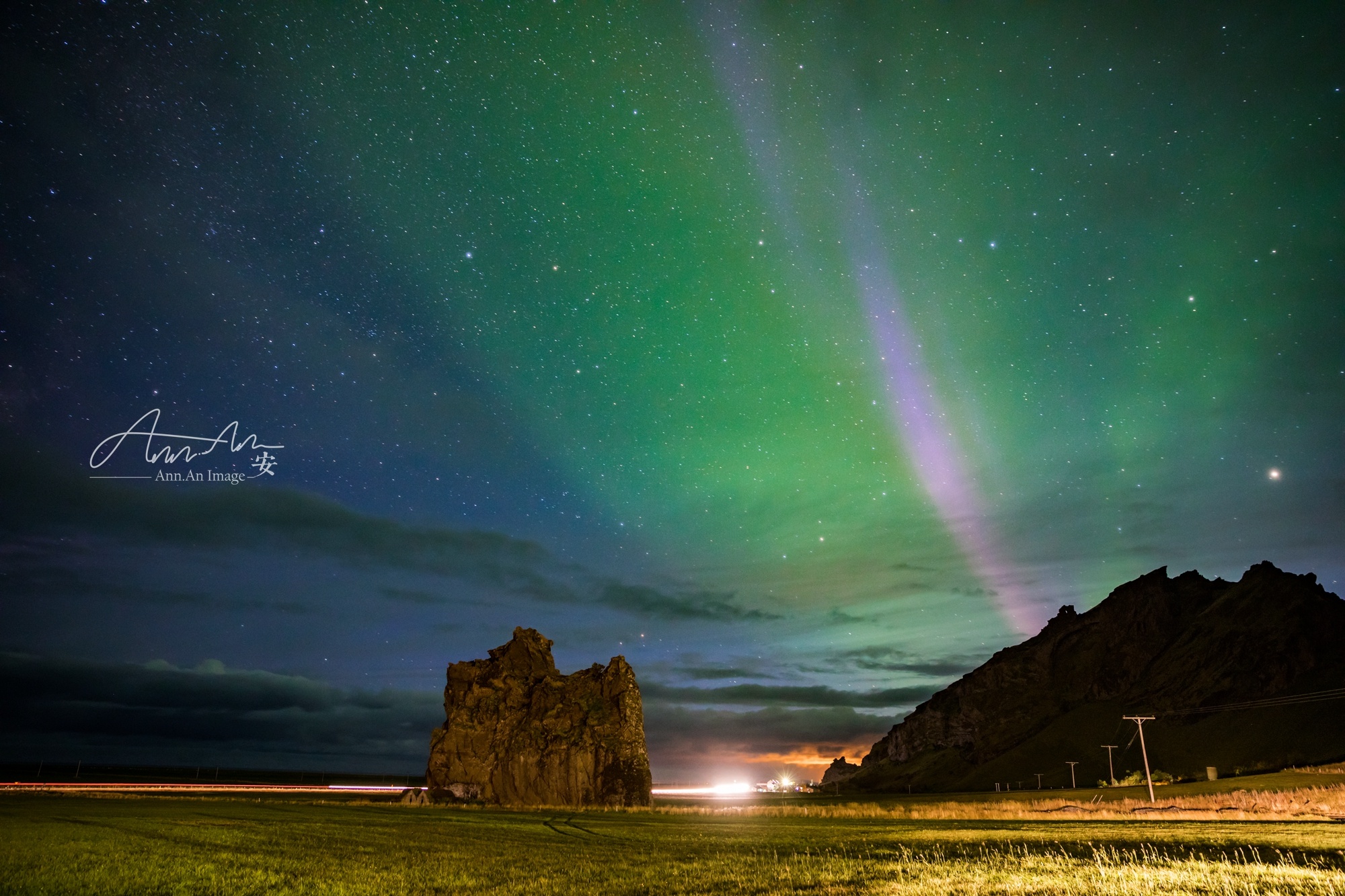 冰岛北极光美景,冰岛北极光惊艳时刻