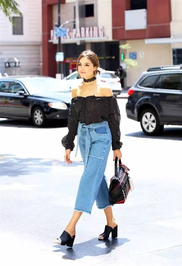 好看的卷裤脚裤子,别再穿阔腿裤了2019年流行这4条