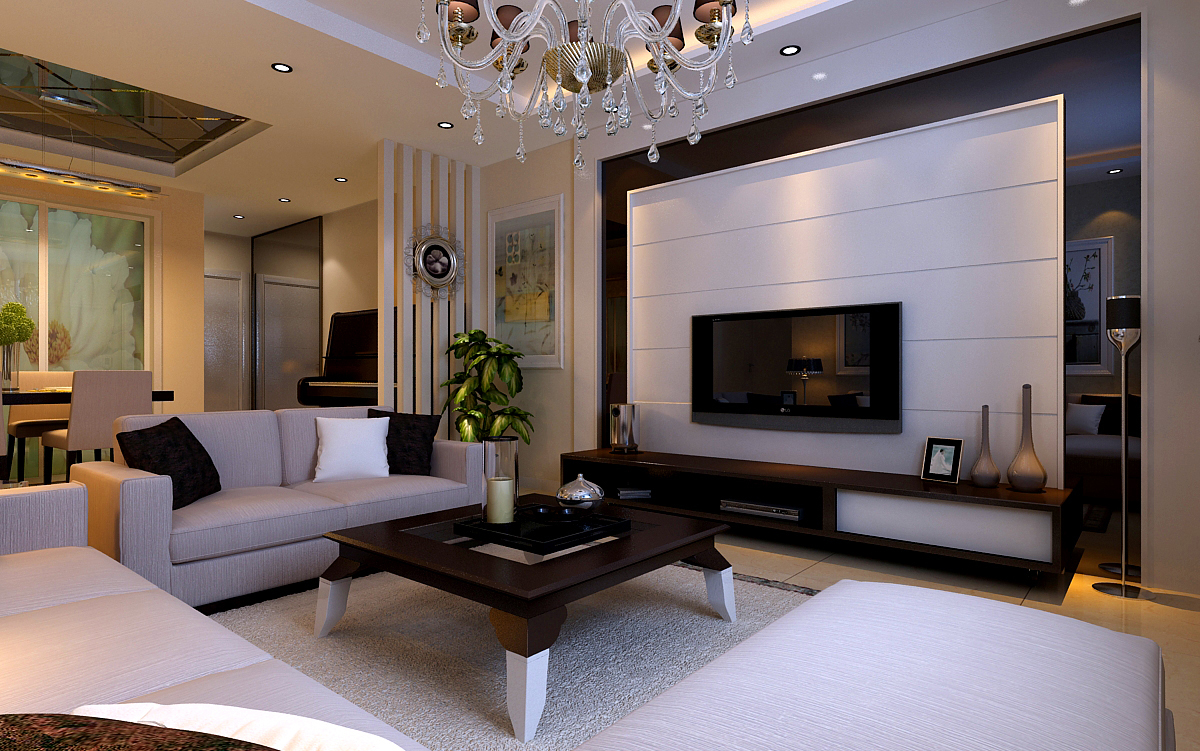 济南文华园130平旧房翻新简欧风格装修设计