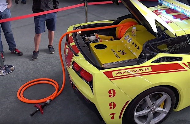 消防车队在高速上,消防车队在高速