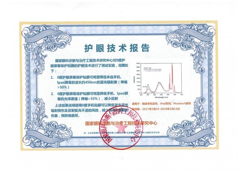 国家眼科护眼认证,国家认可的防控近视眼镜