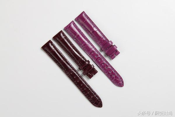 真正的鳄鱼皮表带,暗扣式鳄鱼皮表带