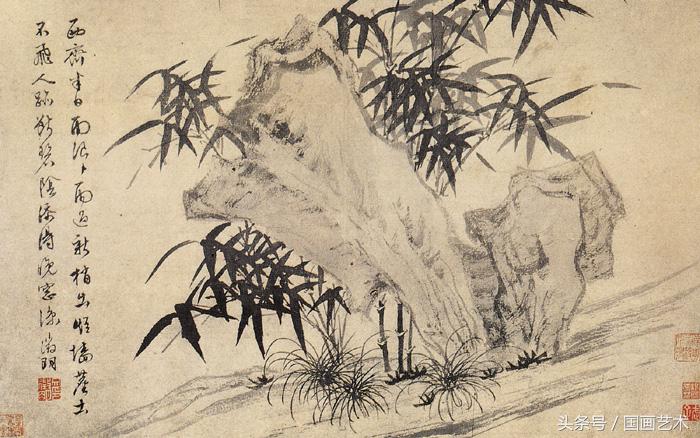 兰图国画图片,国画大师兰草画欣赏