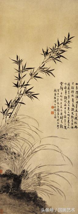 兰图国画图片,国画大师兰草画欣赏
