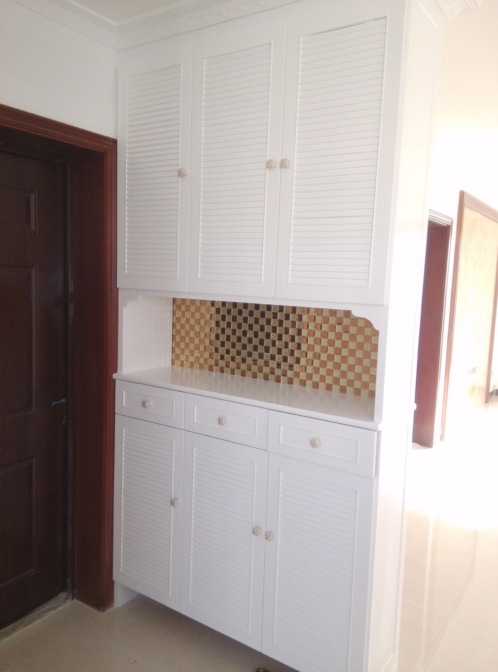 101平米美式橱柜图片,铝合金夹砖橱柜最全教程