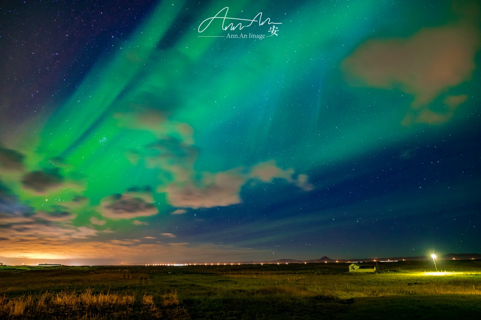 冰岛北极光美景,冰岛北极光惊艳时刻