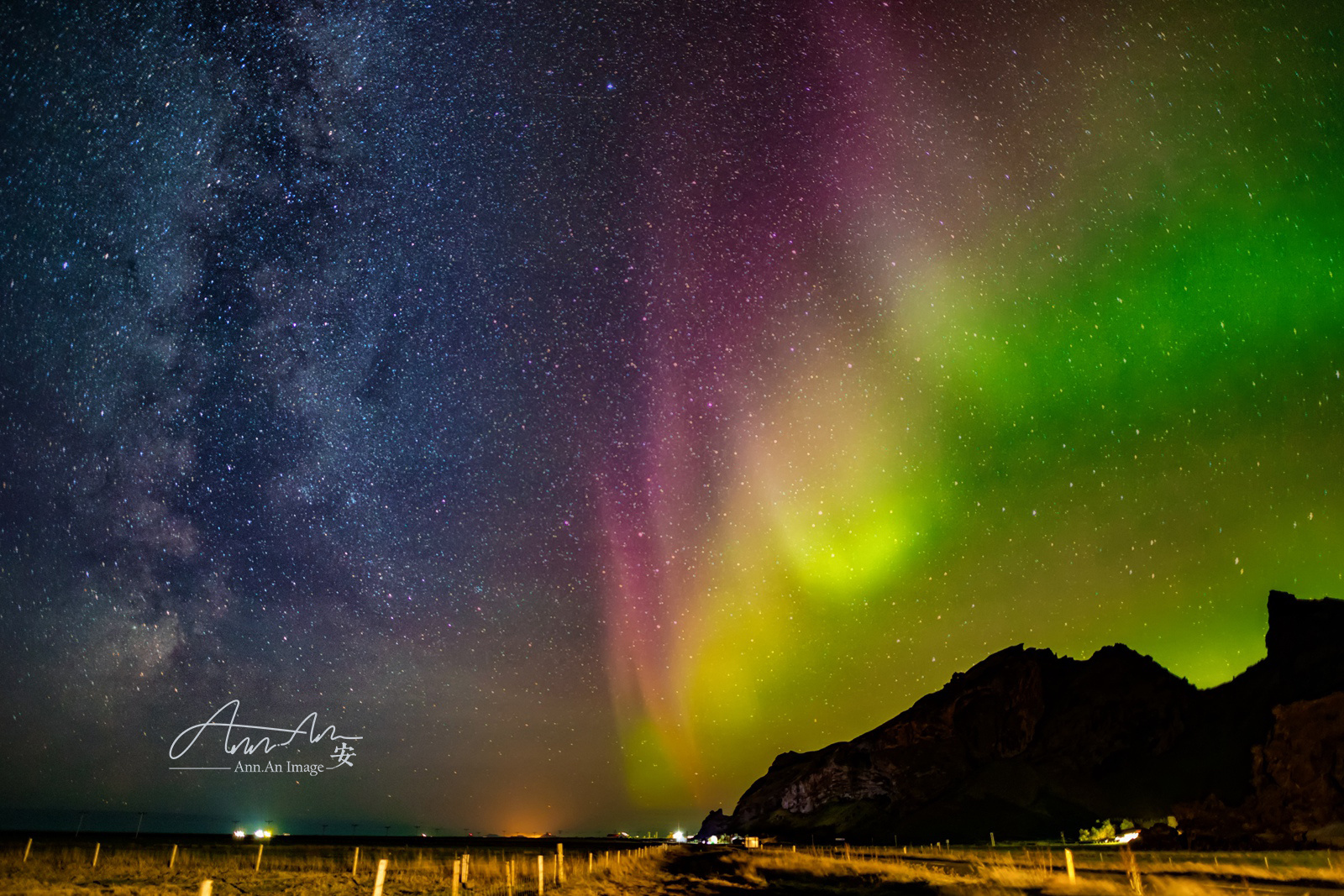 冰岛北极光美景,冰岛北极光惊艳时刻