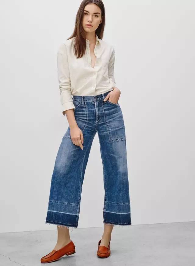 好看的卷裤脚裤子,别再穿阔腿裤了2019年流行这4条