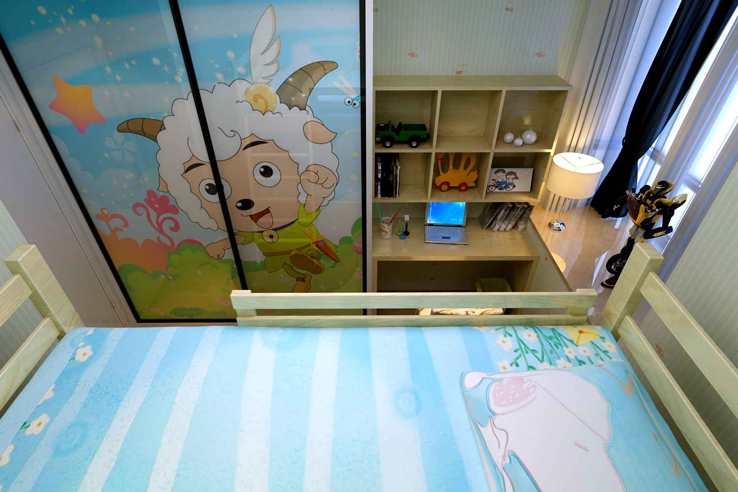 济南文华园130平旧房翻新简欧风格装修设计