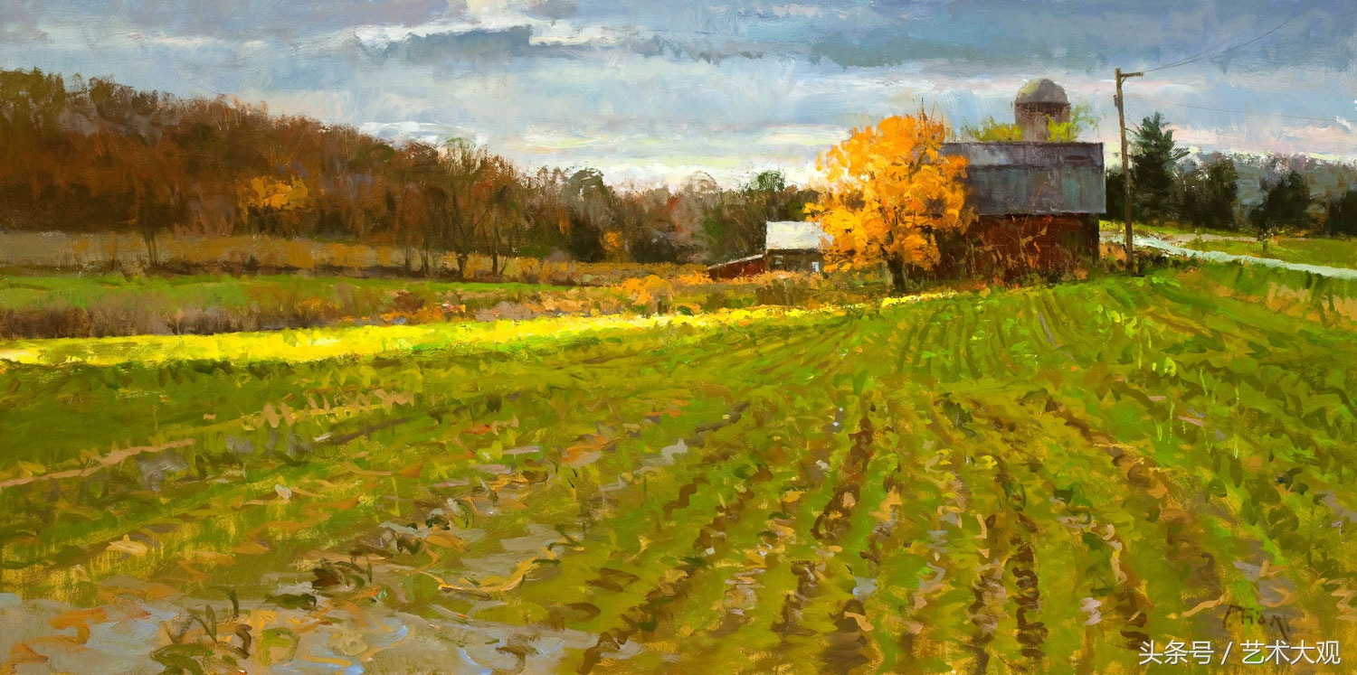 傅大力油画风景写生视频,张冬峰油画风景写生视频