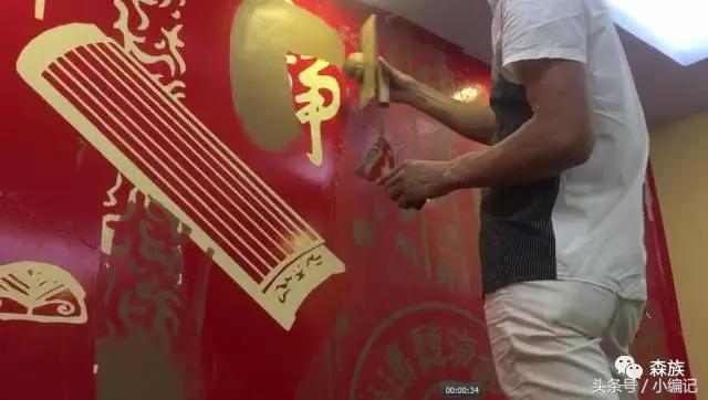 硅藻泥画阴刻和阳刻哪个好,硅藻泥刻图施工全过程