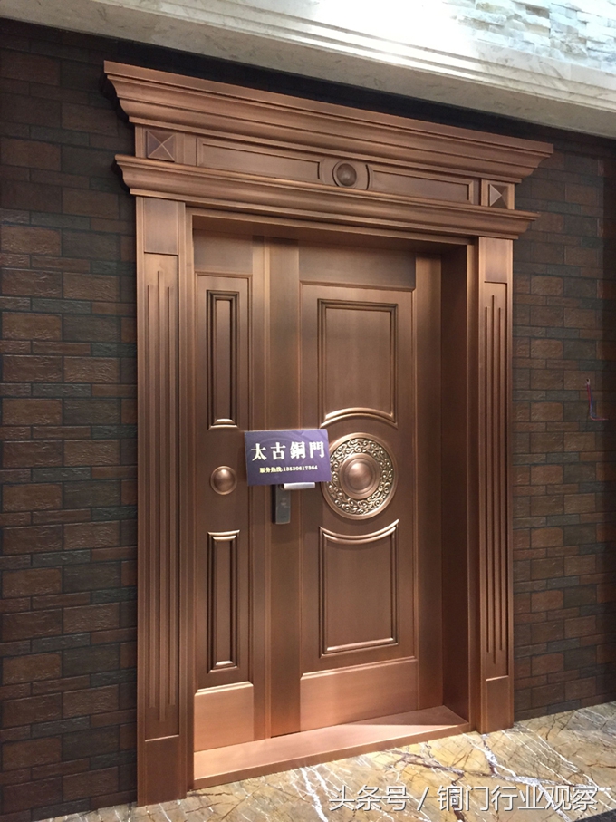 深圳铜门多少钱一个,一个铜门大概多少钱几百万