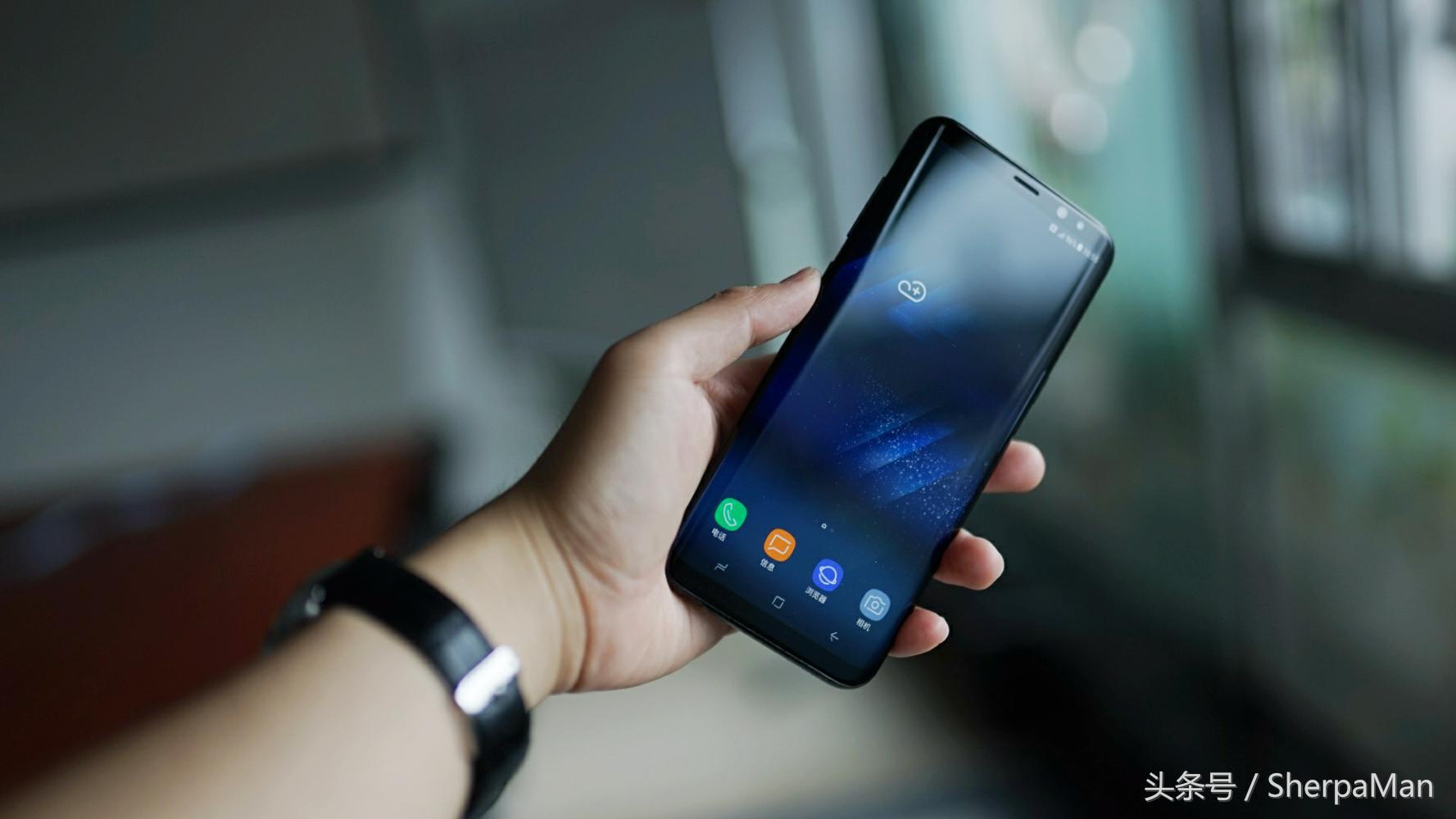 三星s8全面屏颜色,国行版三星s8bixby