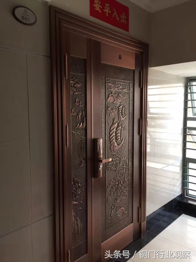 深圳铜门多少钱一个,一个铜门大概多少钱几百万