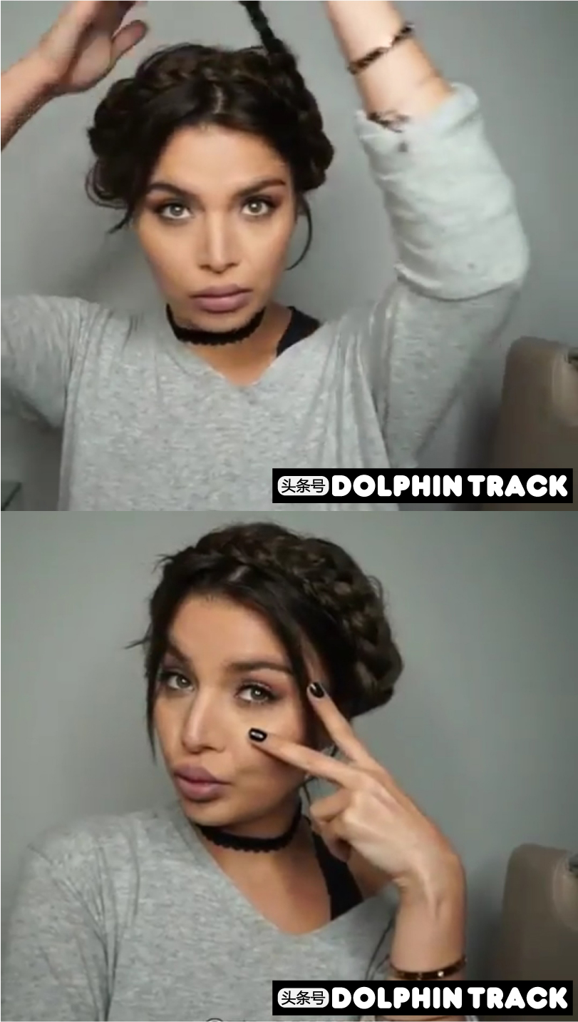 简直美呆了n款ins人气编发学起来,发型推荐长发编发ins