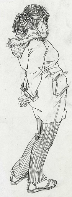 速写默写文稿,速写衣纹默写