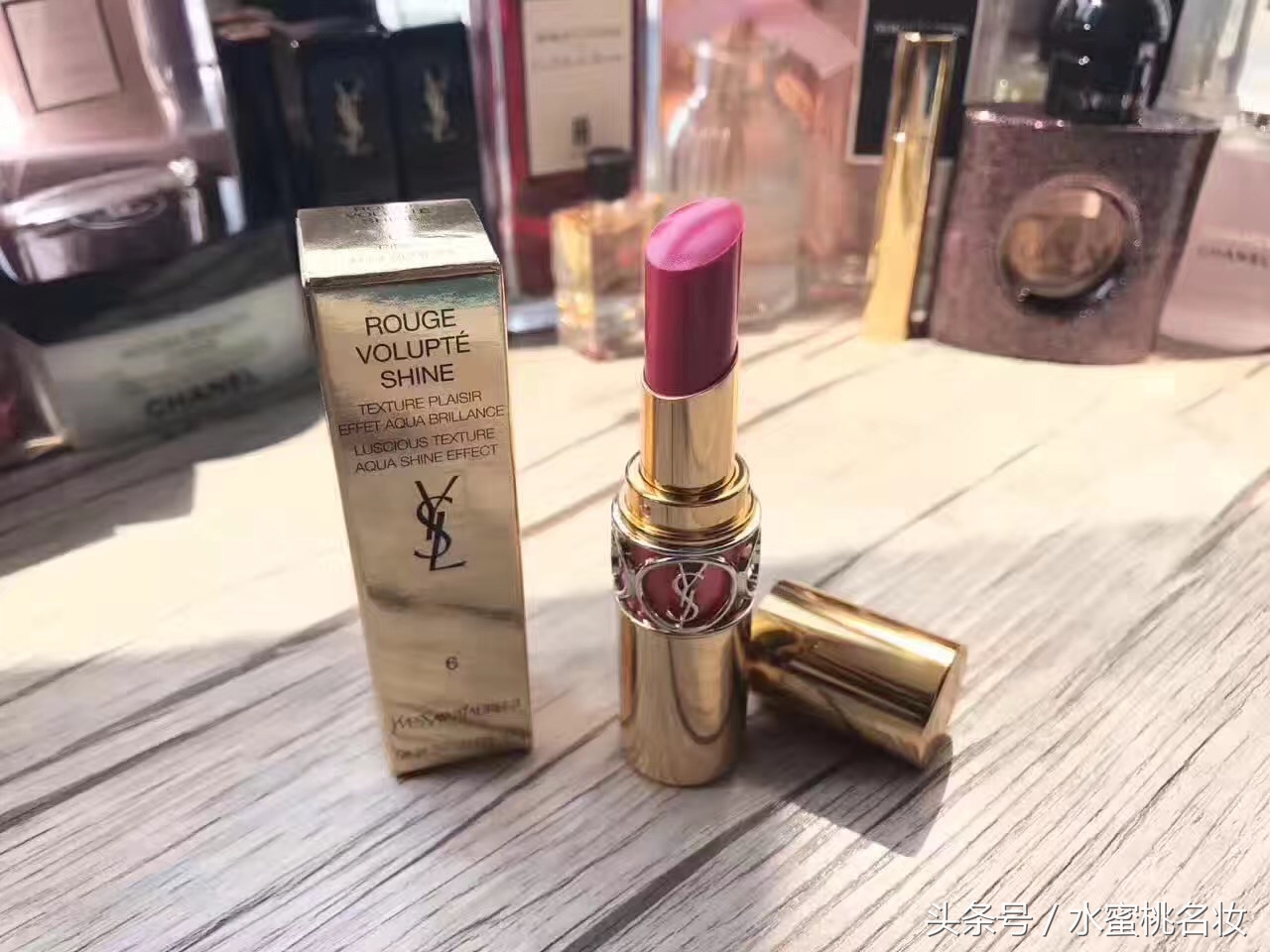 ysl圣罗兰圆管85号色,ysl圣罗兰小圆管