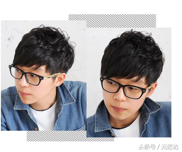男生斜刘海发型做法,男生马尾辫斜刘海