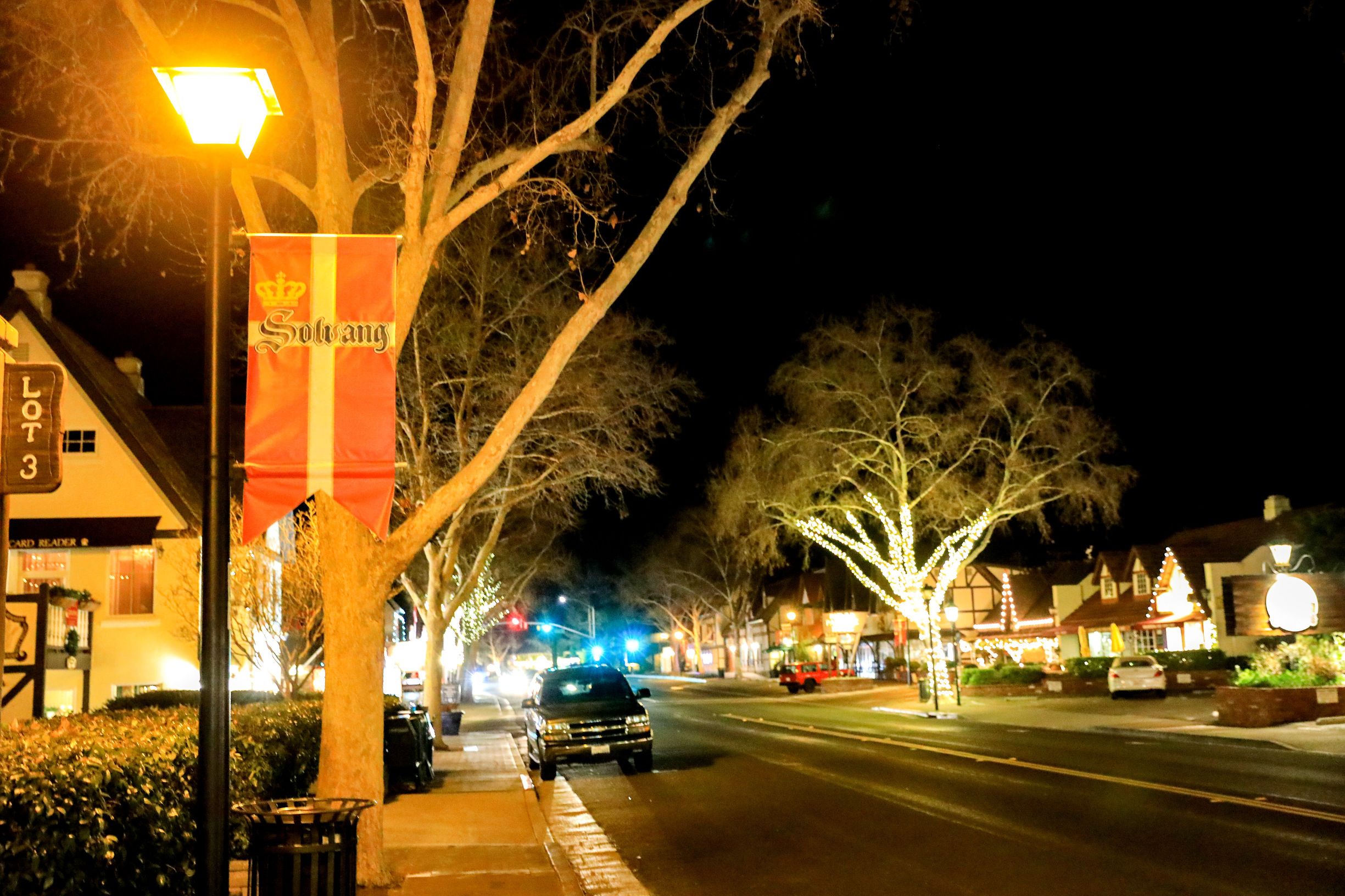 沐浴阳光下的田野,美国丹麦小镇索尔文