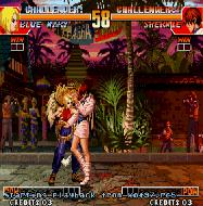 堕天使拳皇97玛丽无限抱摔教学,拳皇97玛丽bug玫瑰教学