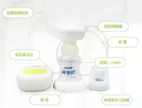飞利浦新安怡-安心单边电动吸乳器，高效、便携、必备！