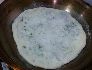 天台麦饼和面教程,台州特色小吃海苔麦饼