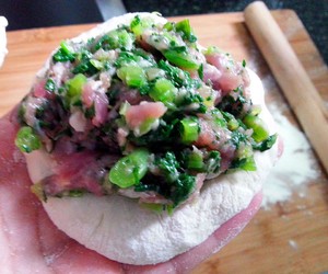 天台麦饼和面教程,台州特色小吃海苔麦饼