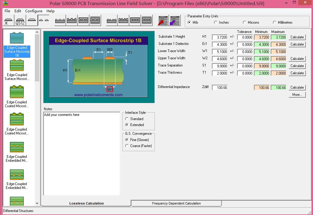4层板阻抗的计算——走线线宽、线间距为多少？