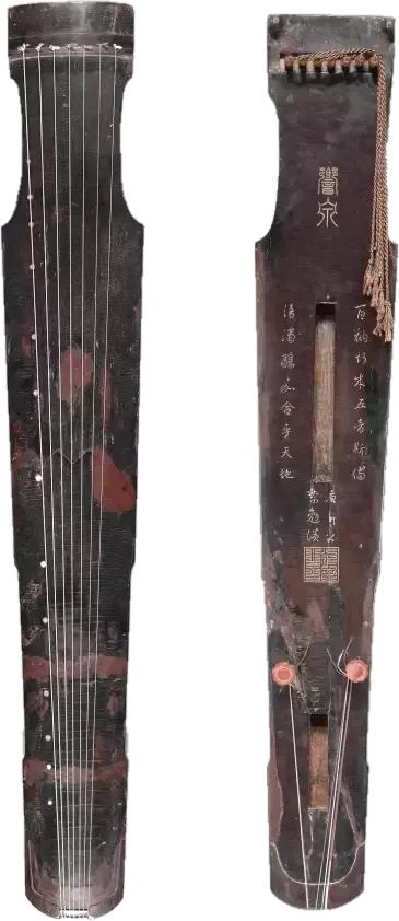 中国历代古琴图片大全,中国古琴图谱