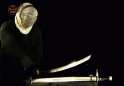 当武士刀遇到剑,一刀砍下去见真知,武士刀:就是让你想不到