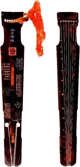 中国历代古琴图片大全,中国古琴图谱