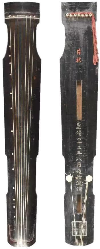 中国历代古琴图片大全,中国古琴图谱