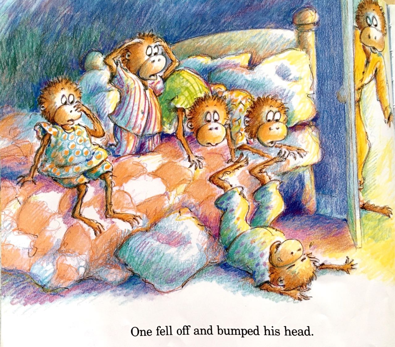 小孩掉床怎么预防,一岁多的宝宝掉床受了惊吓咋办