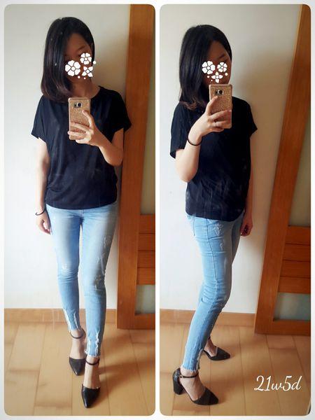 孕妇妈妈的一周穿搭,职场ol孕妇装