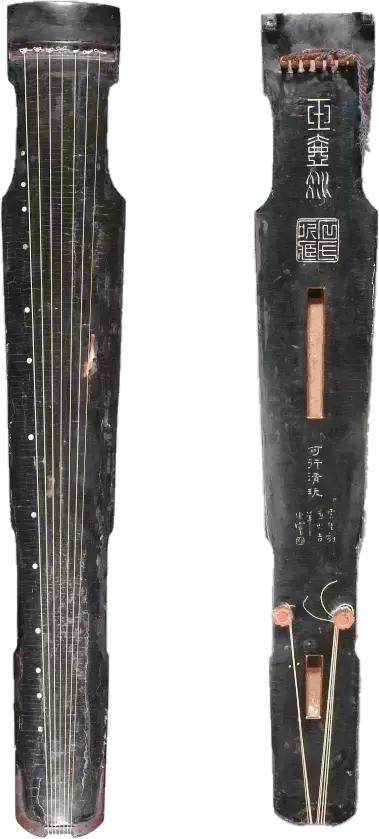 中国历代古琴图片大全,中国古琴图谱