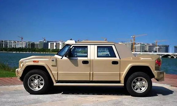 900万越野怪物车标是个Z,架机枪敢上战场,车里居然有个酒吧