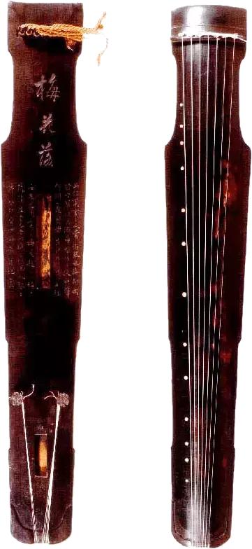 中国历代古琴图片大全,中国古琴图谱