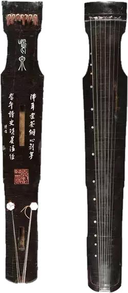 中国历代古琴图片大全,中国古琴图谱